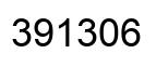 Number 391306 black image