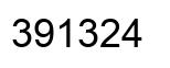 Number 391324 black image