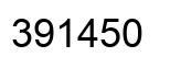 Número 391450 imagen negro