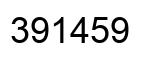 Número 391459 imagen negro