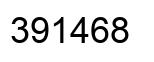 Number 391468 black image