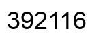 Número 392116 imagen negro