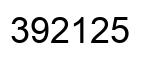 Número 392125 imagen negro