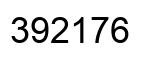 Number 392176 black image