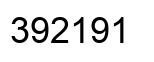 Número 392191 imagen negro