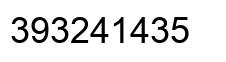 Number 393241435 black image