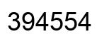 Número 394554 imagen negro