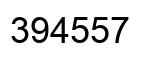 Número 394557 imagen negro