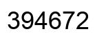 Número 394672 imagen negro