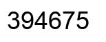 Número 394675 imagen negro