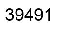 Número 39491 imagen negro