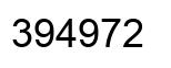 Número 394972 imagen negro