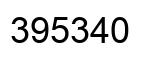 Número 395340 imagen negro