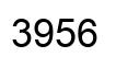 Number 3956 black image