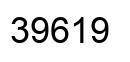 Número 39619 imagen negro