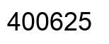 Número 400625 imagen negro
