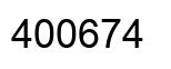Número 400674 imagen negro
