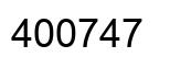 Número 400747 imagen negro