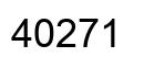 Número 40271 imagen negro