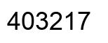 Número 403217 imagen negro