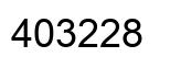 Number 403228 black image