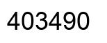 Number 403490 black image