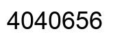 Número 4040656 imagen negro