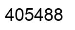Number 405488 black image