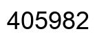 Número 405982 imagen negro