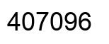Number 407096 black image