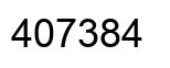 Number 407384 black image