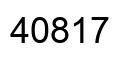 Número 40817 imagen negro