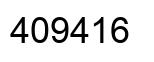 Number 409416 black image