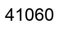 Número 41060 imagen negro