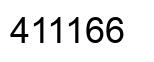 Number 411166 black image