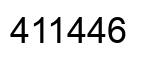 Número 411446 imagen negro