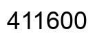 Number 411600 black image
