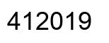 Número 412019 imagen negro