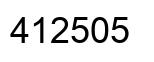 Número 412505 imagen negro