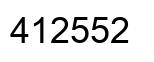 Número 412552 imagen negro
