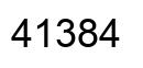 Número 41384 imagen negro
