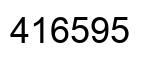 Número 416595 imagen negro
