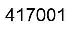 Número 417001 imagen negro