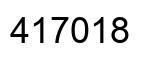 Número 417018 imagen negro