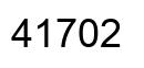 Número 41702 imagen negro