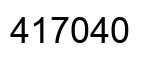 Número 417040 imagen negro