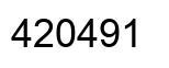 Número 420491 imagen negro