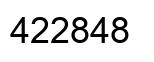 Número 422848 imagen negro