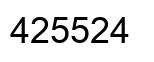 Número 425524 imagen negro