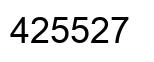 Número 425527 imagen negro